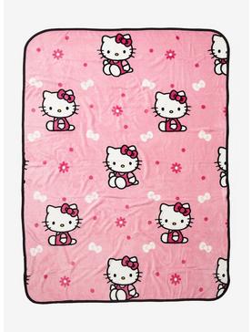 Plus Size Hello Kitty Plush & Throw Blanket Set, , hi-res