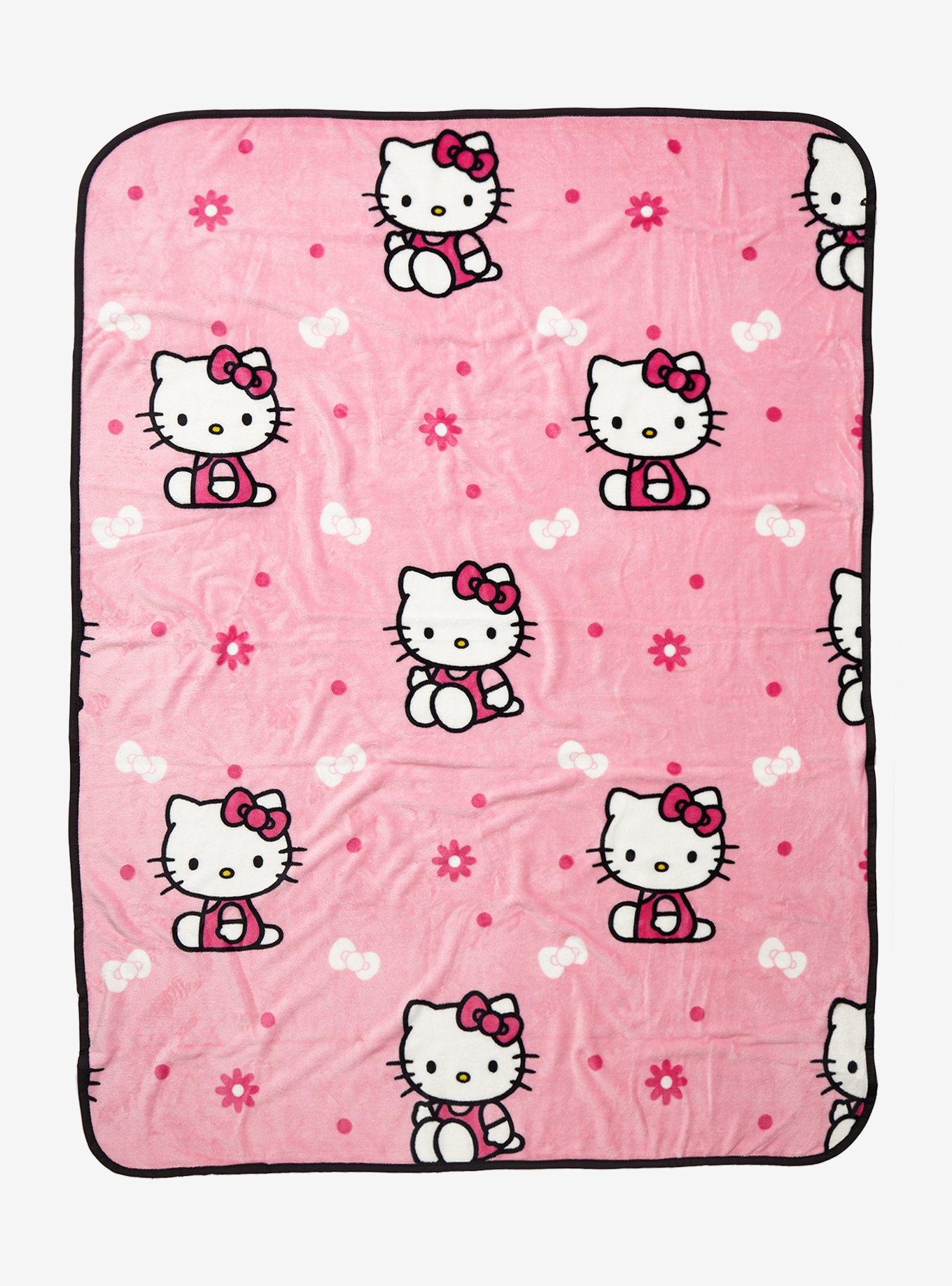 Hello Kitty Plush & Throw Blanket Set, , alternate
