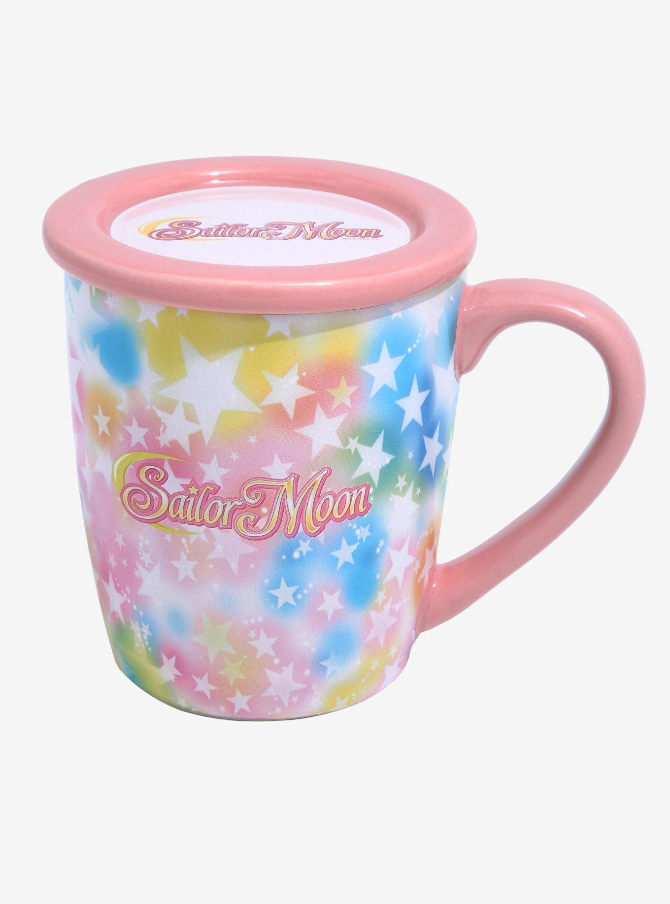 Sailor Moon Rainbow Mug With Coaster, , alternate