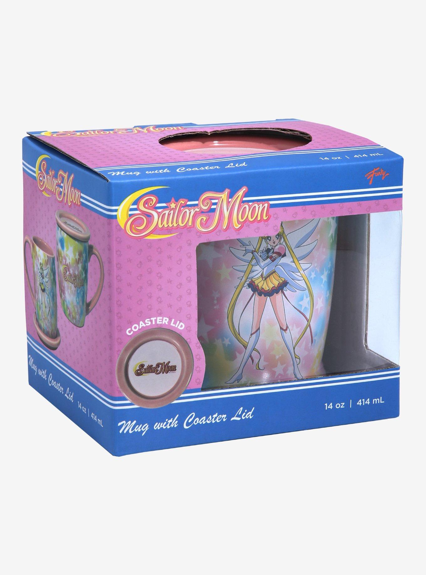 Sailor Moon Rainbow Mug With Coaster, , alternate