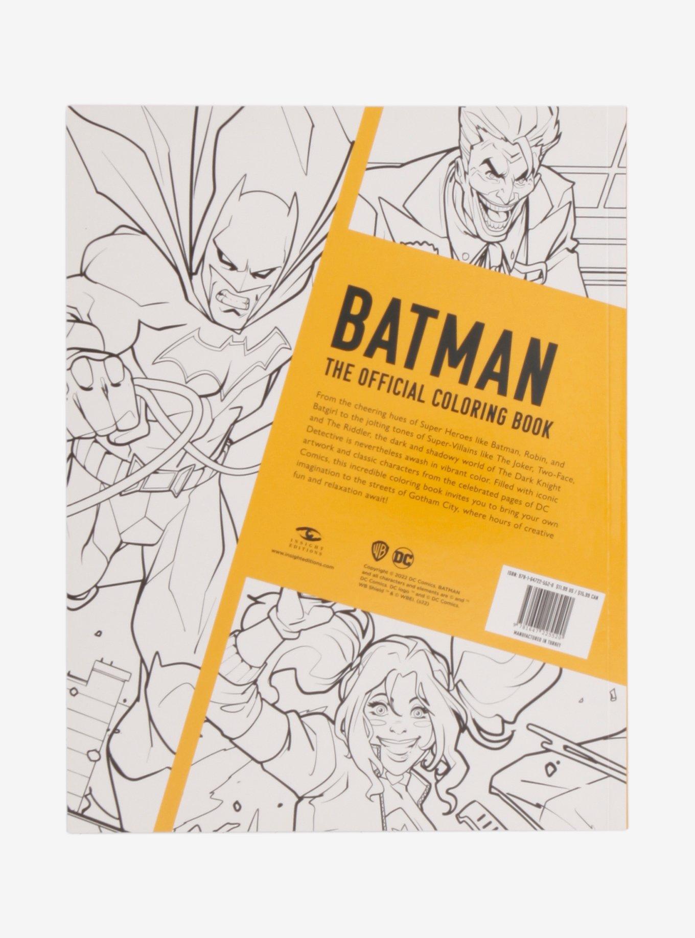 DC Comics Batman: The Official Coloring Book | Hot Topic