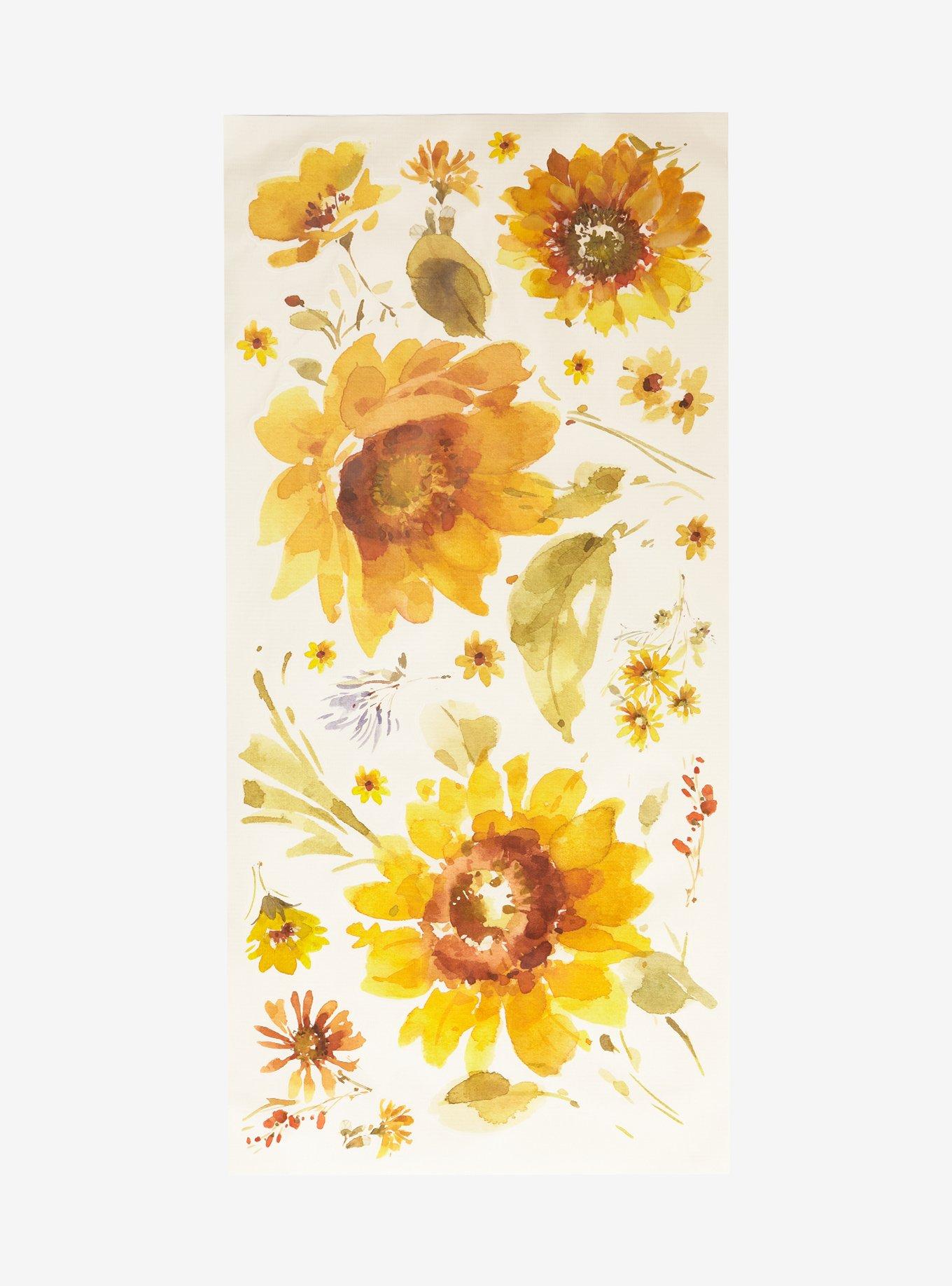 Sunflower Wall Decal Set, , alternate