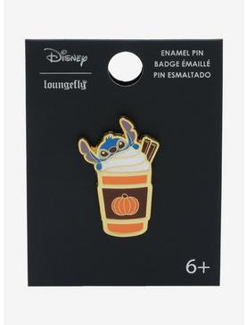 Loungefly Disney Lilo & Stitch Stitch Pumpkin Spice Latte Enamel Pin - BoxLunch Exclusive, , hi-res