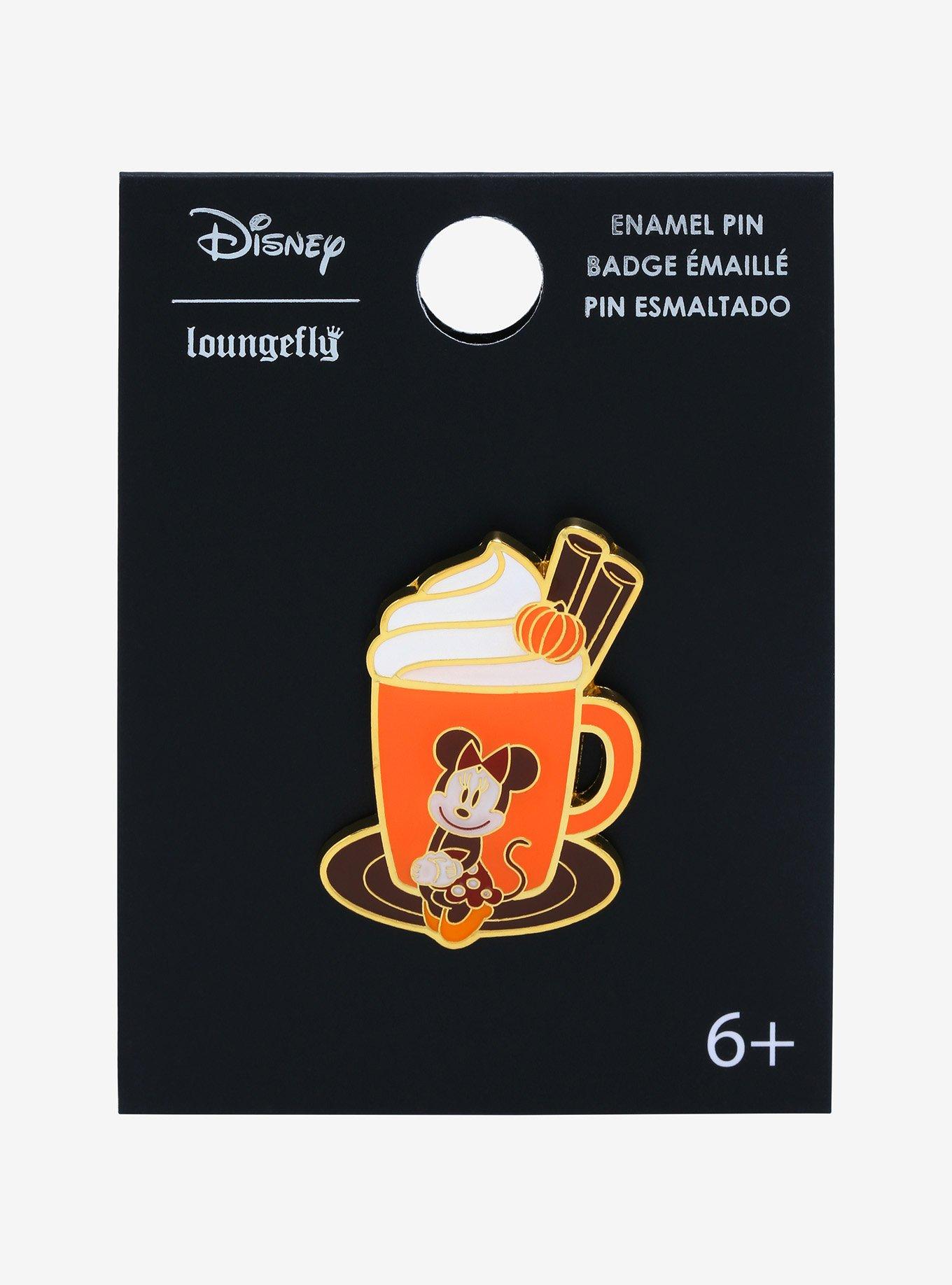 Loungefly Disney Minnie Mouse Pumpkin Spice Latte Enamel Pin - BoxLunch Exclusive, , alternate