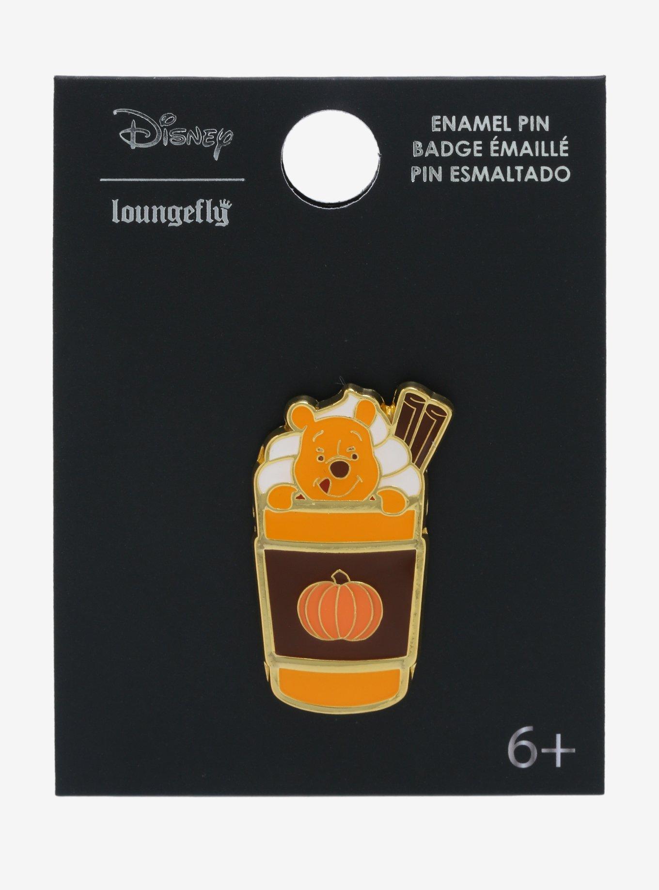 Loungefly Disney Winnie the Pooh Pumpkin Spice Latte Enamel Pin - BoxLunch Exclusive, , alternate