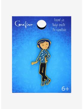 Coraline Star Sweater Portrait Enamel Pin - BoxLunch Exclusive, , hi-res