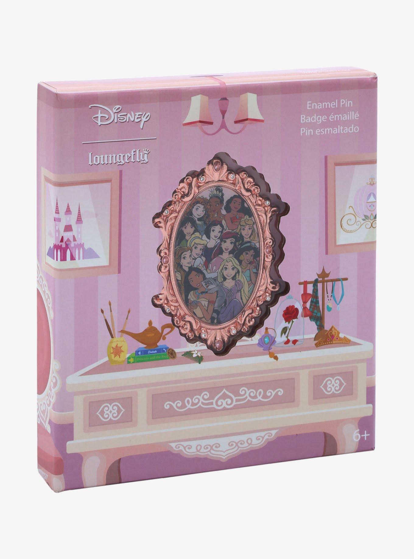 Loungefly Disney Princess Mirror Portrait Enamel Pin - BoxLunch Exclusive , , alternate