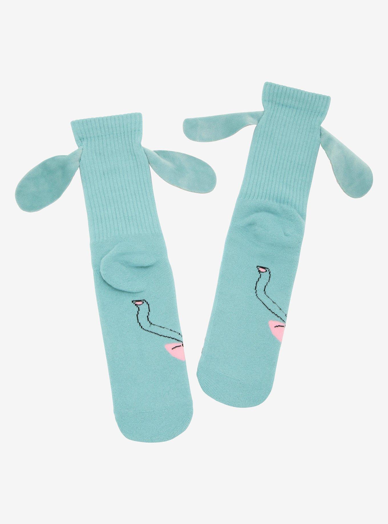 Disney Winnie The Pooh Eeyore 3D Ears Crew Socks, , alternate