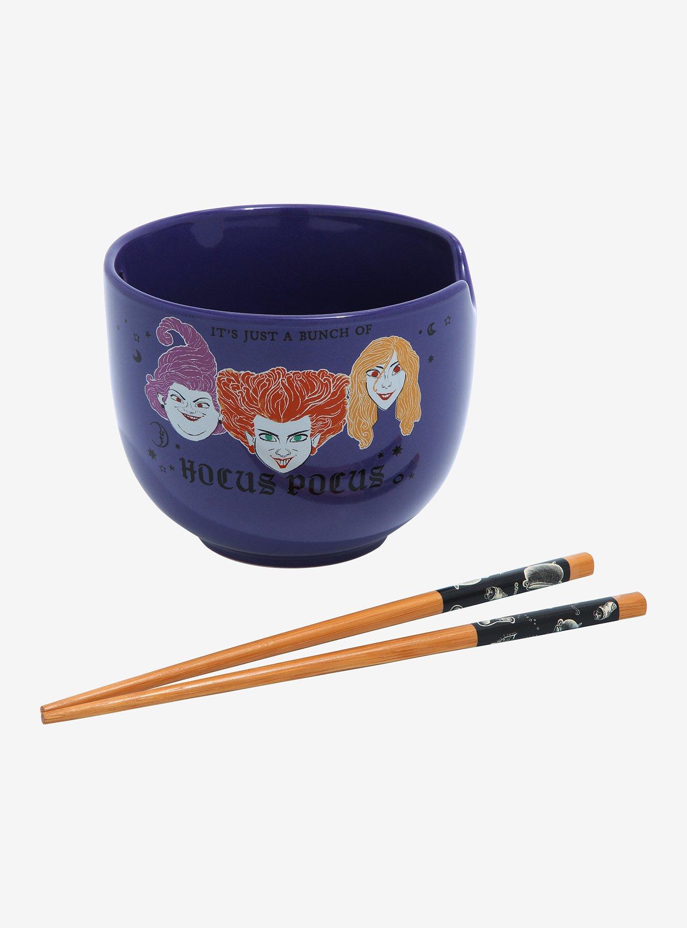 Hocus Pocus Just A Bunch Of Ramen Bowl With Chopsticks, , alternate