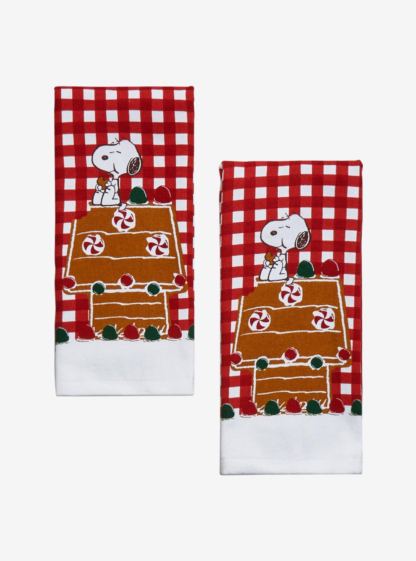 Peanuts Snoopy Gingerbread House Kitchen Towel Set, , alternate