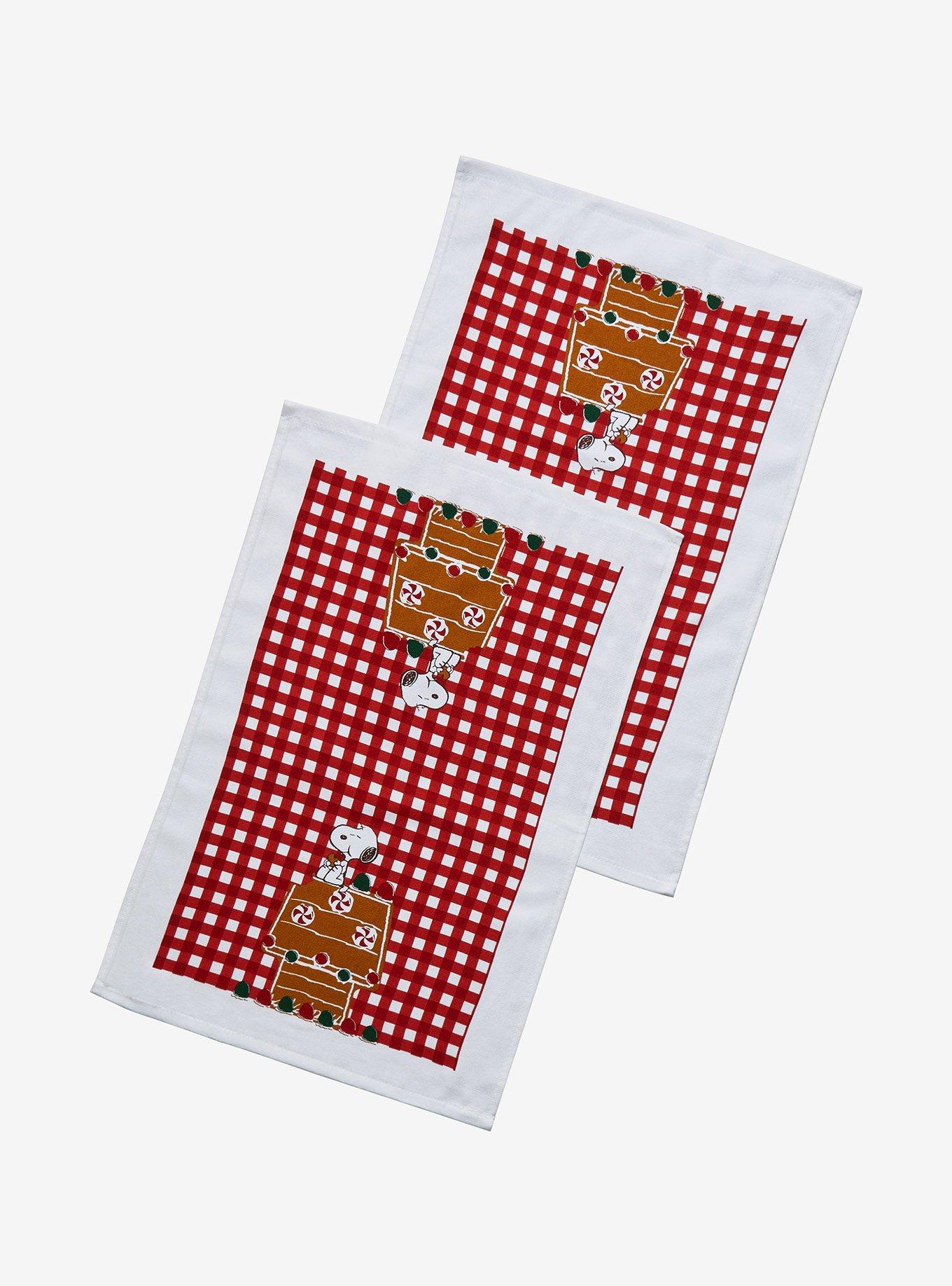 Peanuts Snoopy Gingerbread House Kitchen Towel Set, , alternate