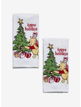 Disney Winnie The Pooh Happy Holidays Kitchen Towel Set, , hi-res