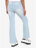Light Wash Low Rise Boot Cut Denim Jeans, INDIGO, alternate