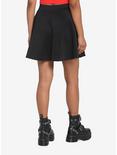 Black Multi O-Ring Chain Skirt, BLACK, alternate