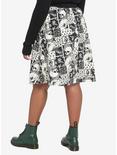 Poet Patchwork Midi Skirt Plus Size, BLACK, alternate