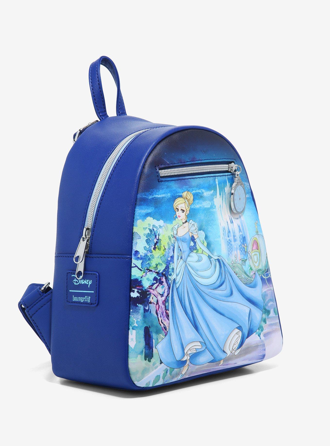 Loungefly Disney Cinderella Illustration Castle Steps Mini Backpack, , alternate