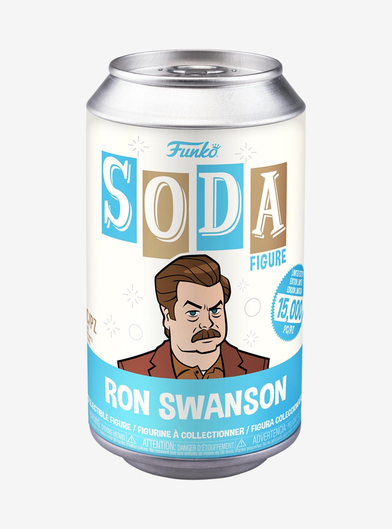 Funko Parks And Recreation Soda Ron Swanson Vinyl Figure, , alternate