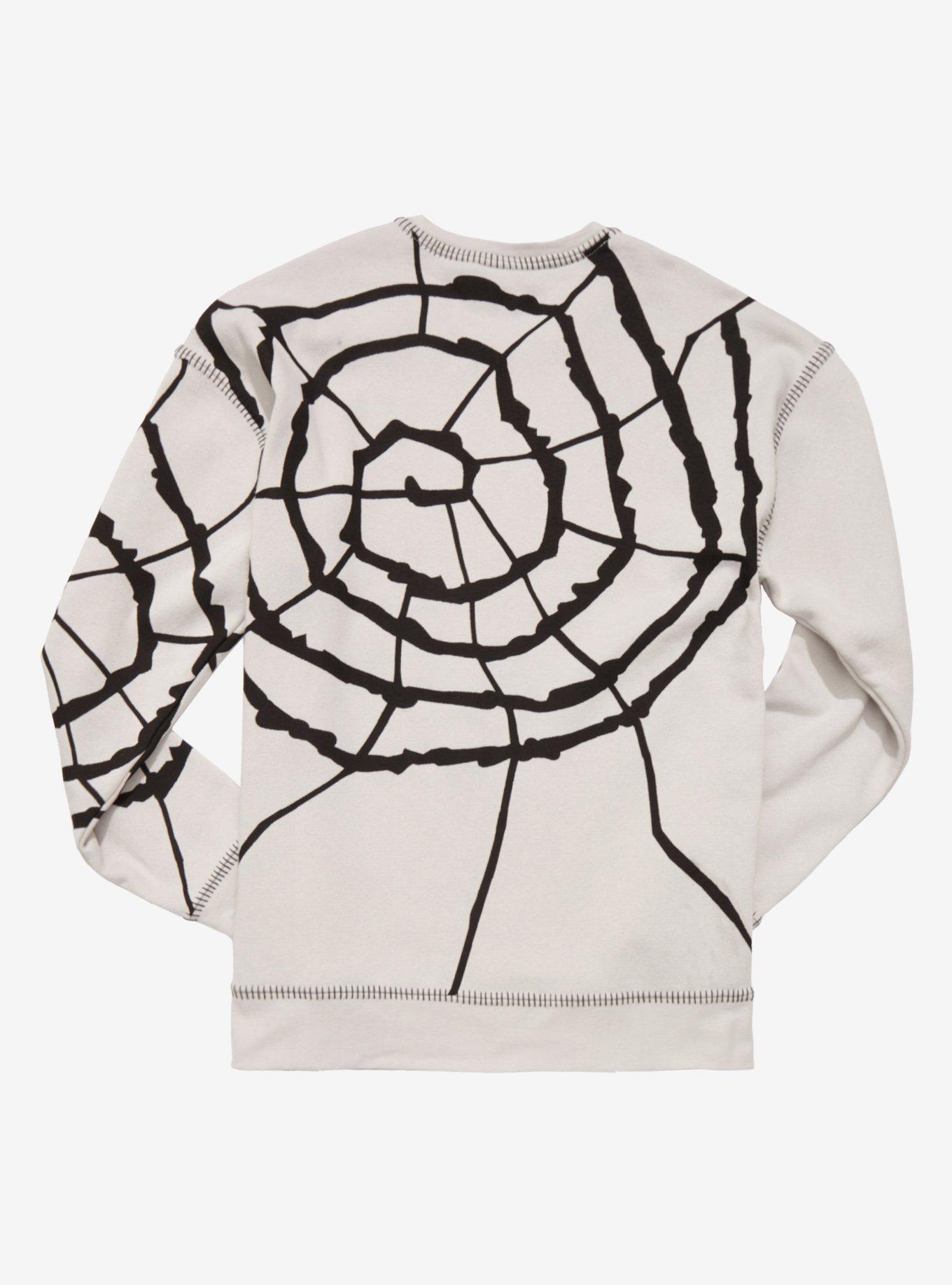 Coraline Trapped in a Web Crewneck - BoxLunch Exclusive, GREY, alternate