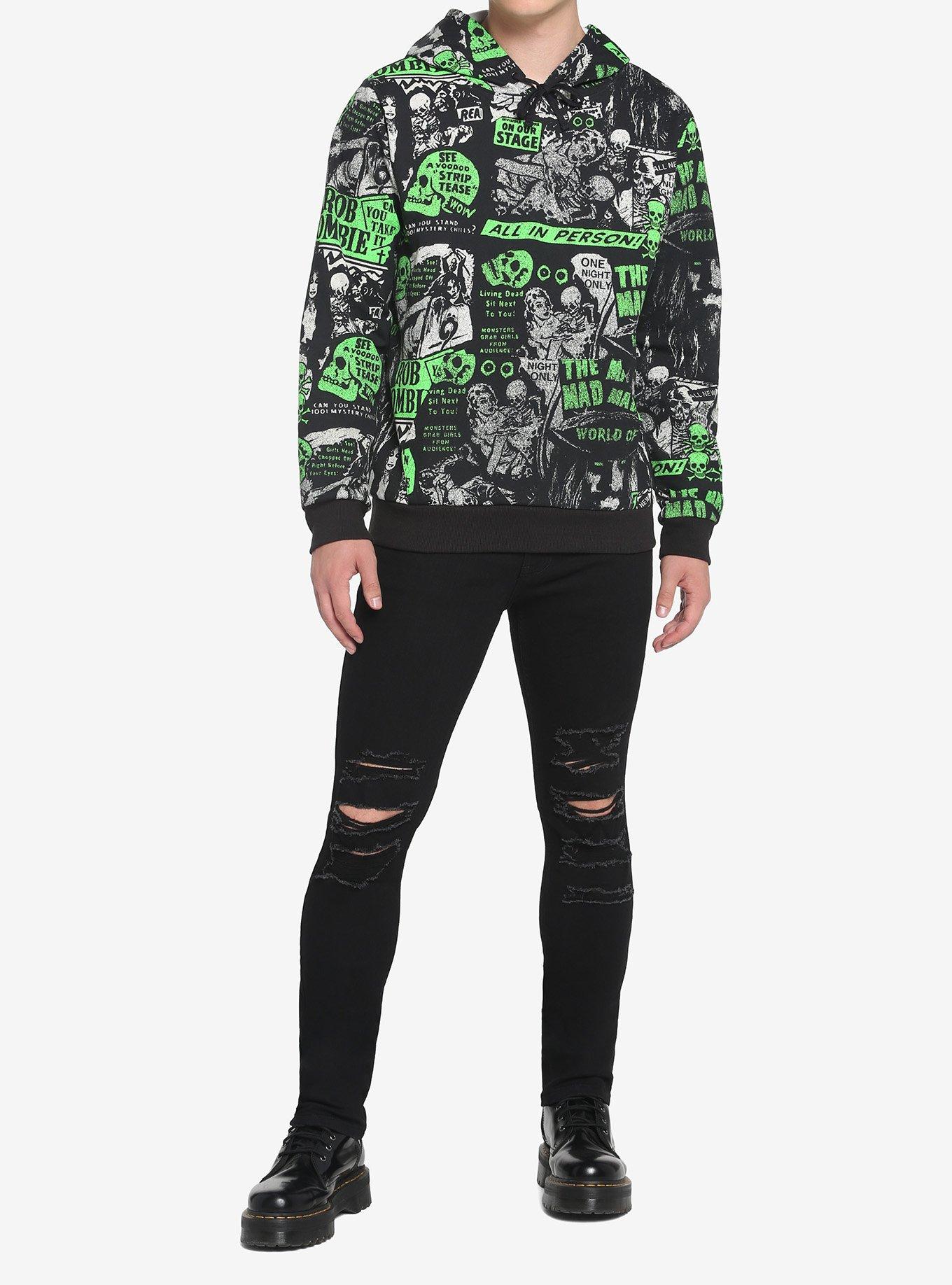 Rob Zombie Skeleton Hoodie, MULTI, alternate