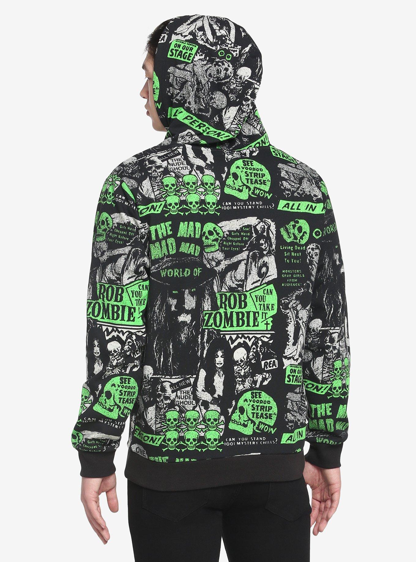 Rob Zombie Skeleton Hoodie, MULTI, alternate
