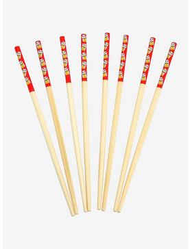 Lucky Cat Bamboo Chopstick Set, , hi-res