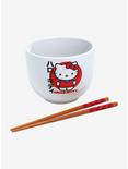 Hello Kitty Kanji Ramen Bowl With Chopsticks, , alternate