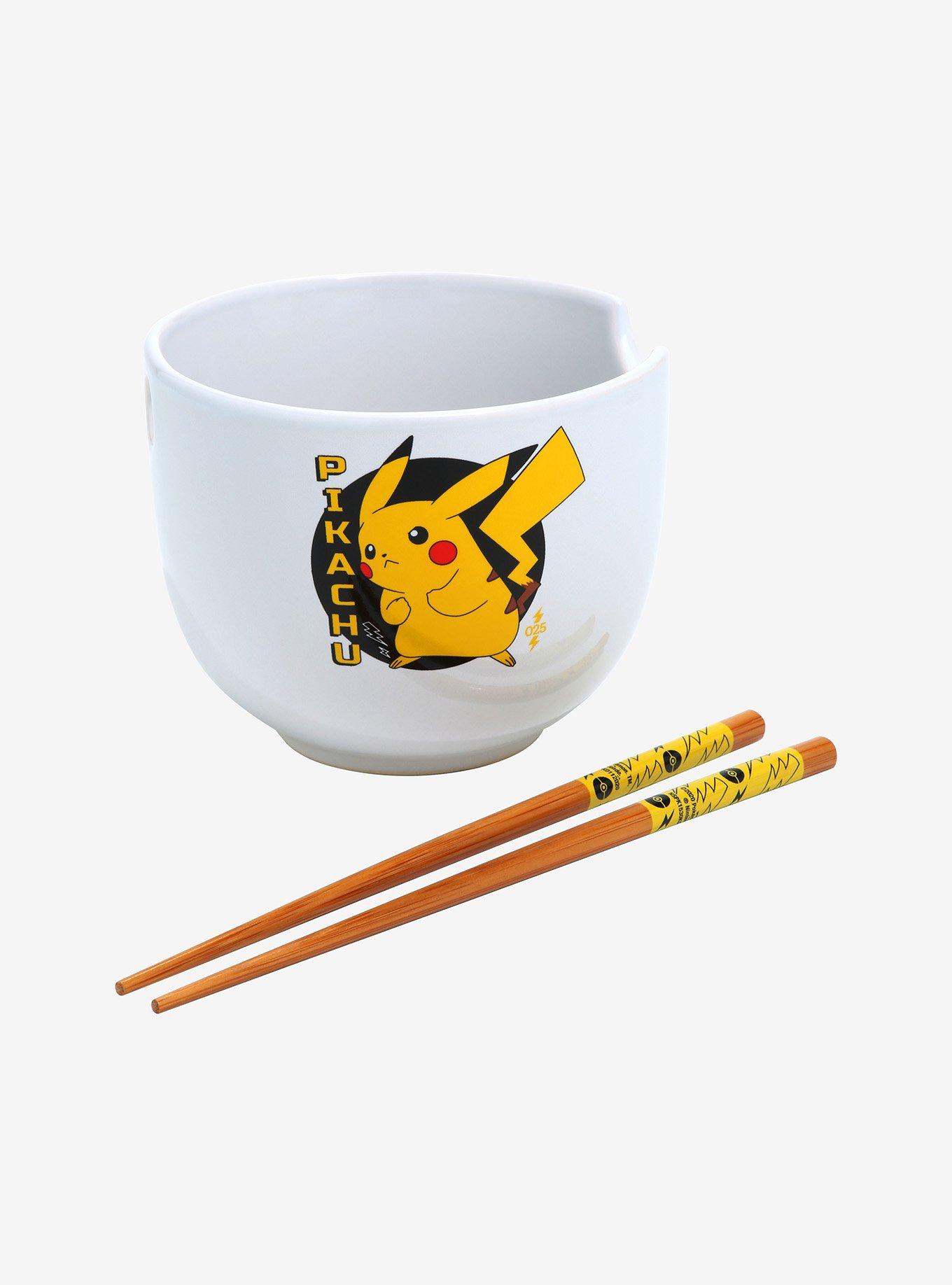 Pokemon Pikachu Ramen Bowl With Chopsticks, , alternate