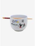 Disney Mickey Mouse & Minnie Mouse Sunset Ramen Bowl & Chopsticks, , alternate