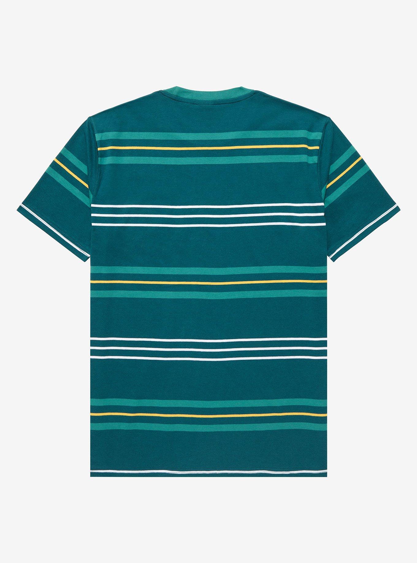 Nintendo Legend of Zelda Striped Crest T-Shirt - BoxLunch Exclusive, MULTI STRIPE, alternate
