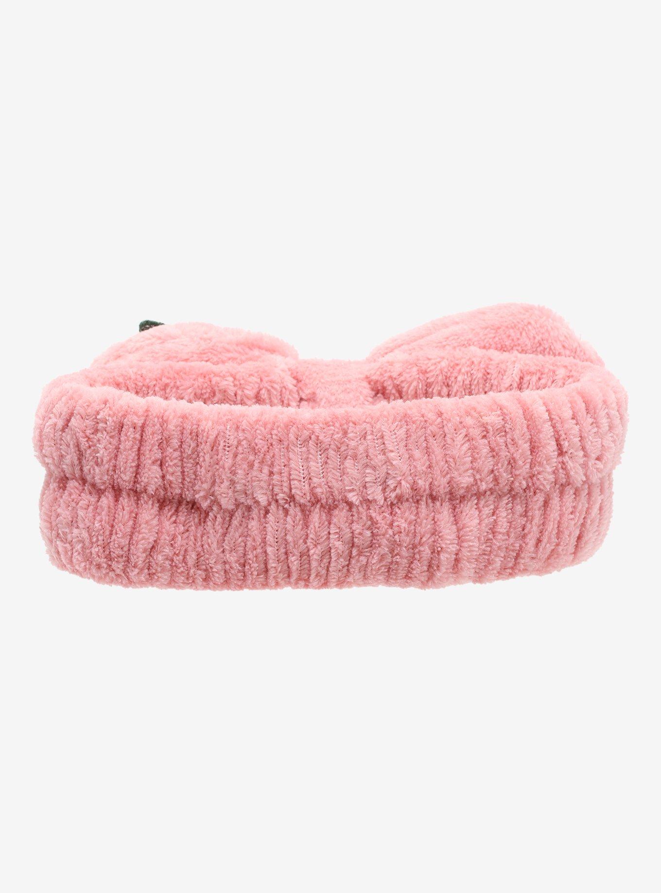 Pink Strawberry Mushroom Spa Headband, , alternate