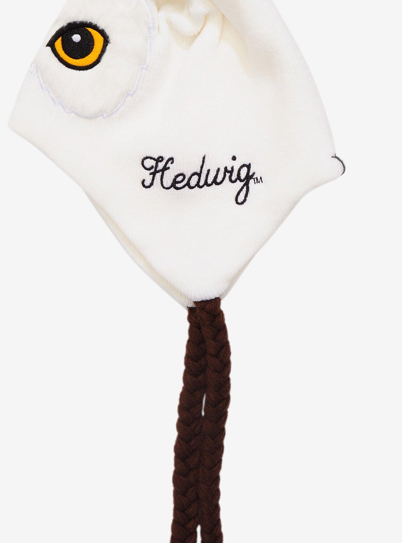 Harry Potter Hedwig Figural Pom Tassel Beanie, , alternate