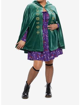 Her Universe Disney Hocus Pocus Winifred Velvet Girls Hooded Cape Plus Size, , hi-res
