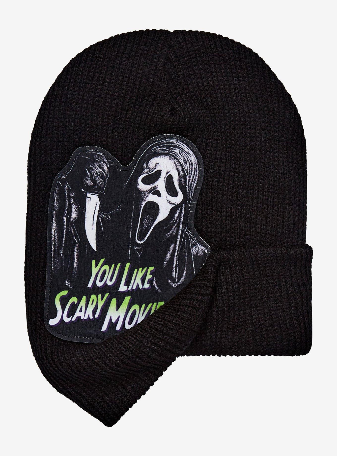 Scream Ghost Face Peeking Beanie, , alternate