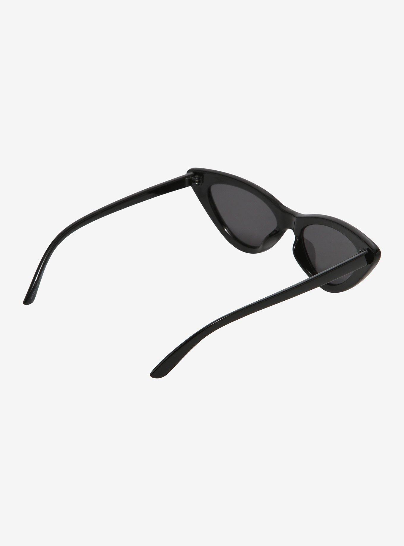 Black Cat Eye Sunglasses, , alternate