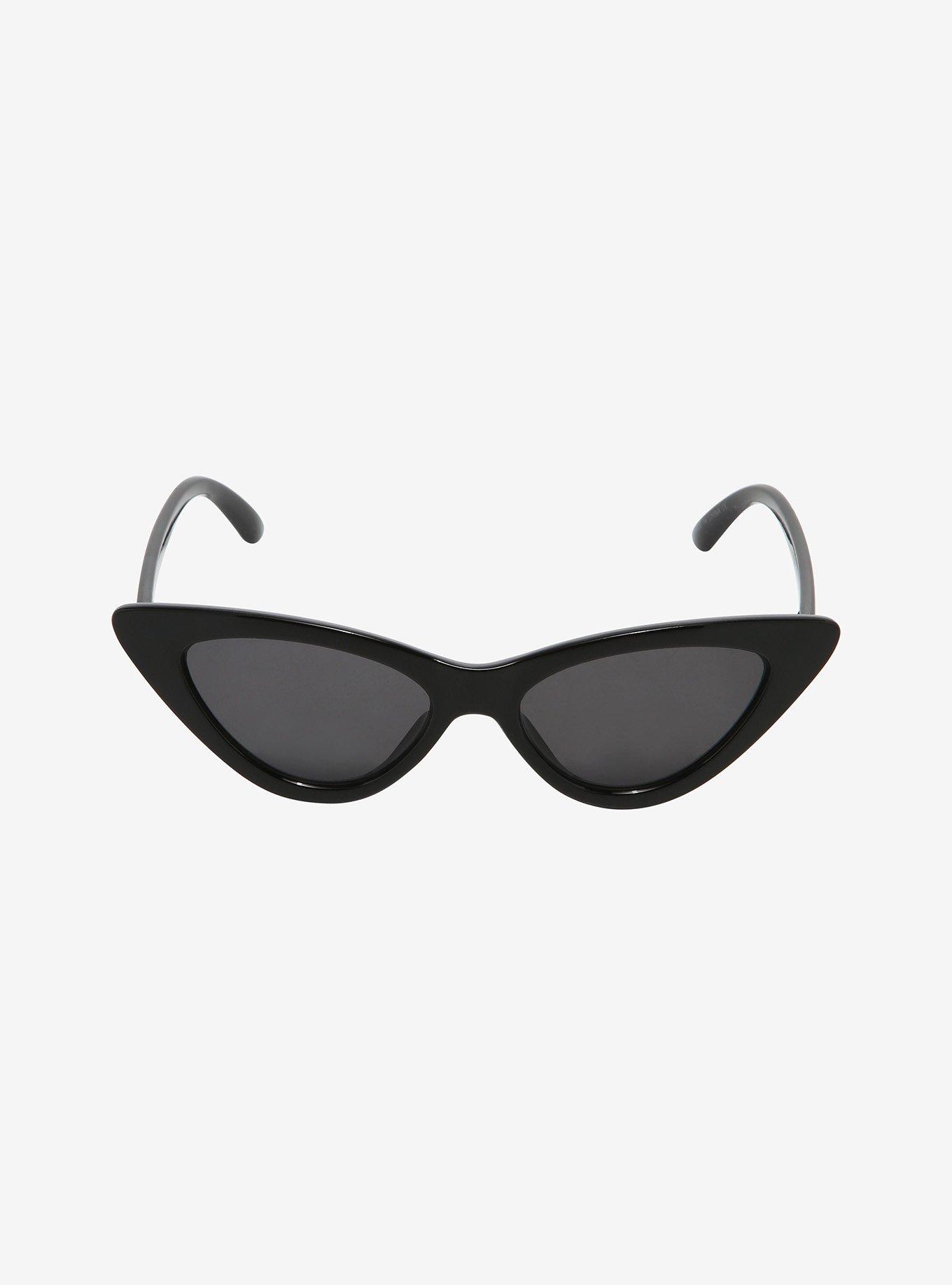 Black Cat Eye Sunglasses, , alternate