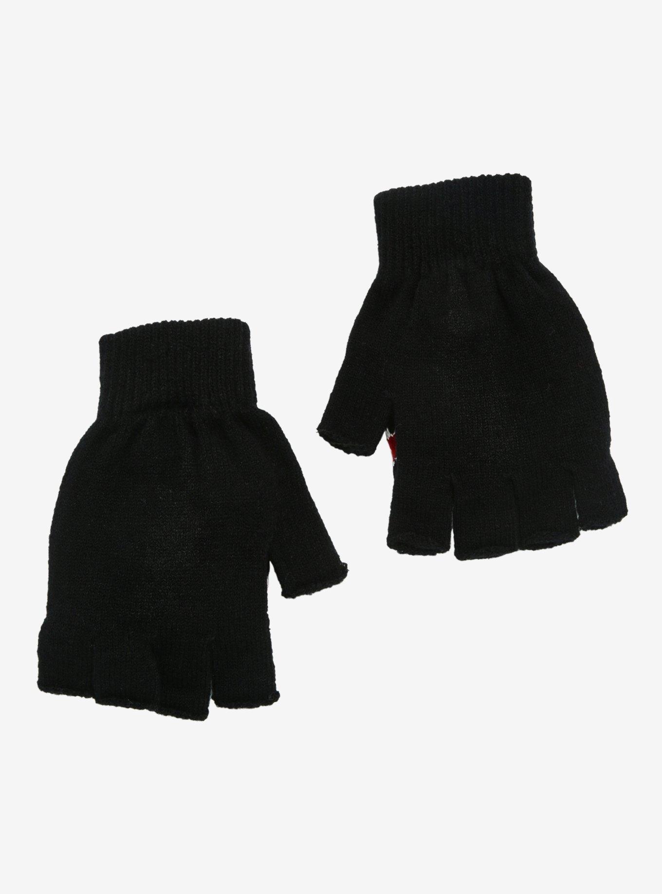 Naruto Shippuden Itachi Akatsuki Fingerless Gloves, , alternate