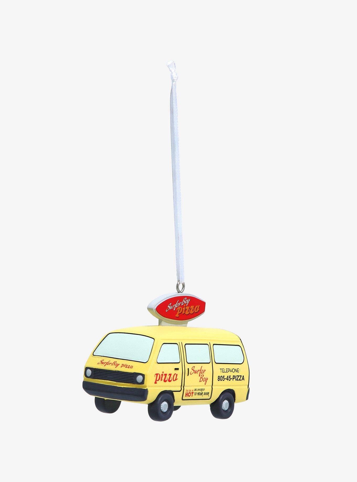 Hallmark Stranger Things Surfer Boy Pizza Van Ornament, , alternate