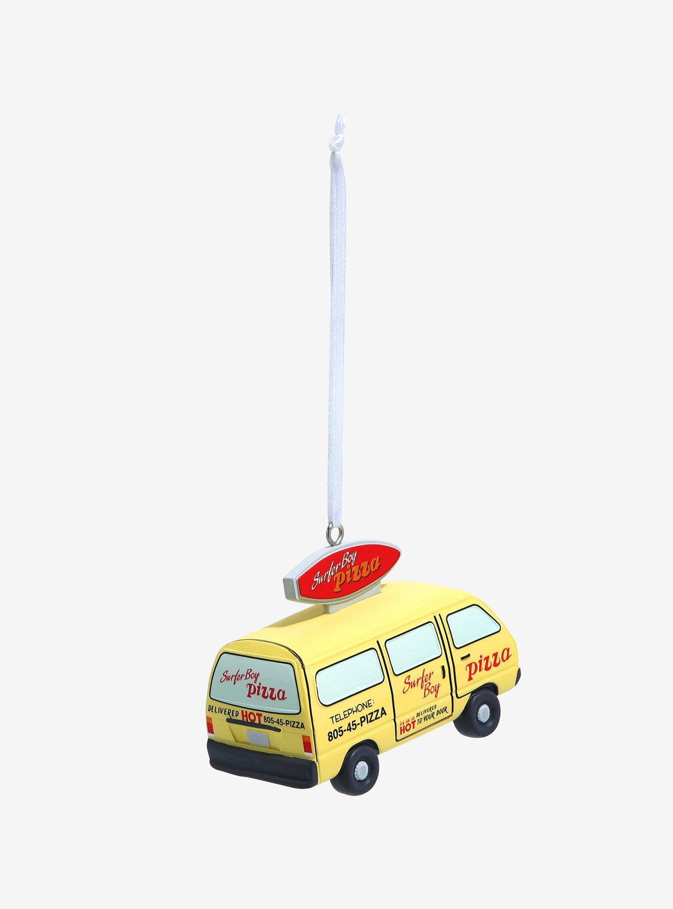 Hallmark Stranger Things Surfer Boy Pizza Van Ornament, , alternate