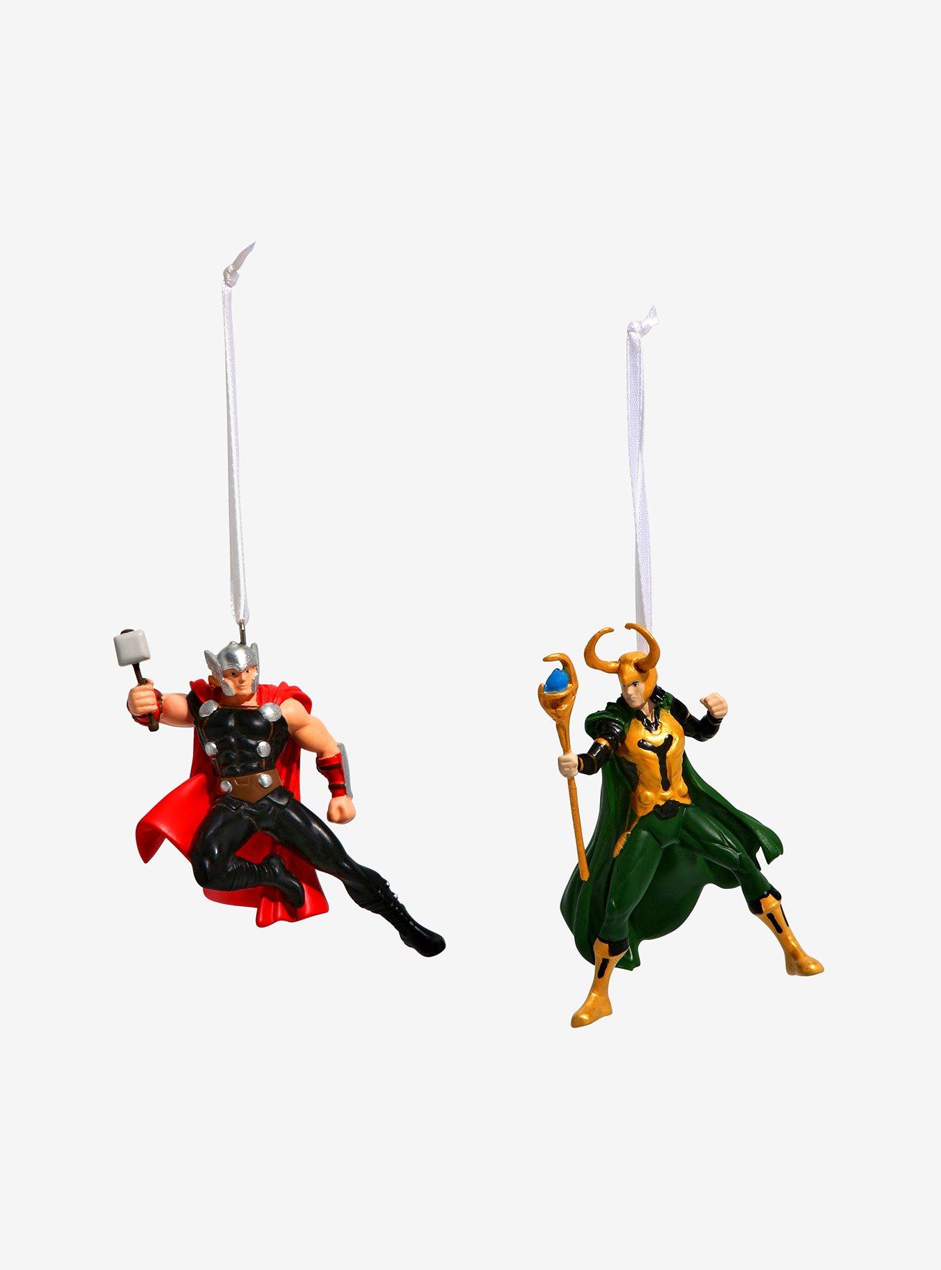 Hallmark Marvel Thor & Loki Ornament Set, , alternate