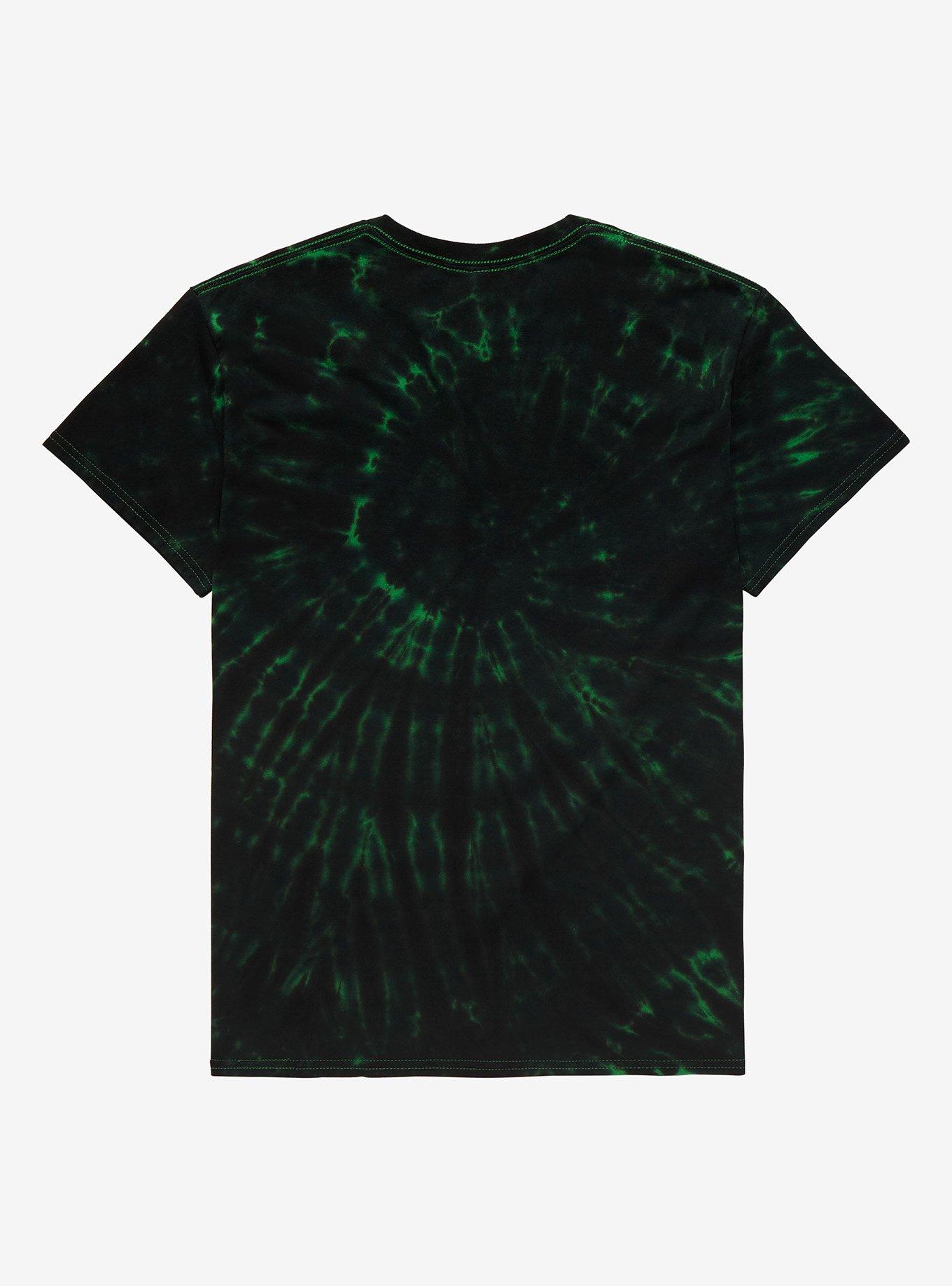 Universal Monsters Bride Of Frankenstein Portrait Tie-Dye Boyfriend Fit Girls T-Shirt, MULTI, alternate