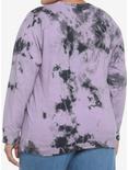 Harry Potter Deathly Hallows Floral Tie-Dye Girls Sweatshirt Plus Size, MULTI, alternate