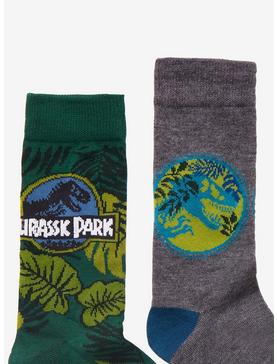 Jurassic Park Tropical Crew Socks 2 Pair, , hi-res