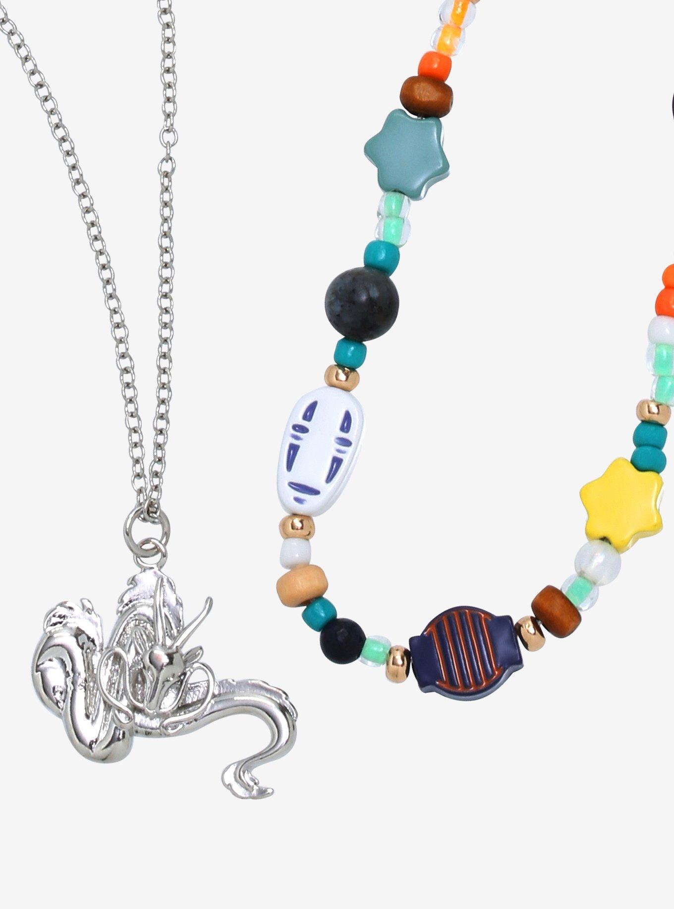 Studio Ghibli Spirited Away Haku Necklace Set - BoxLunch Exclusive , , alternate