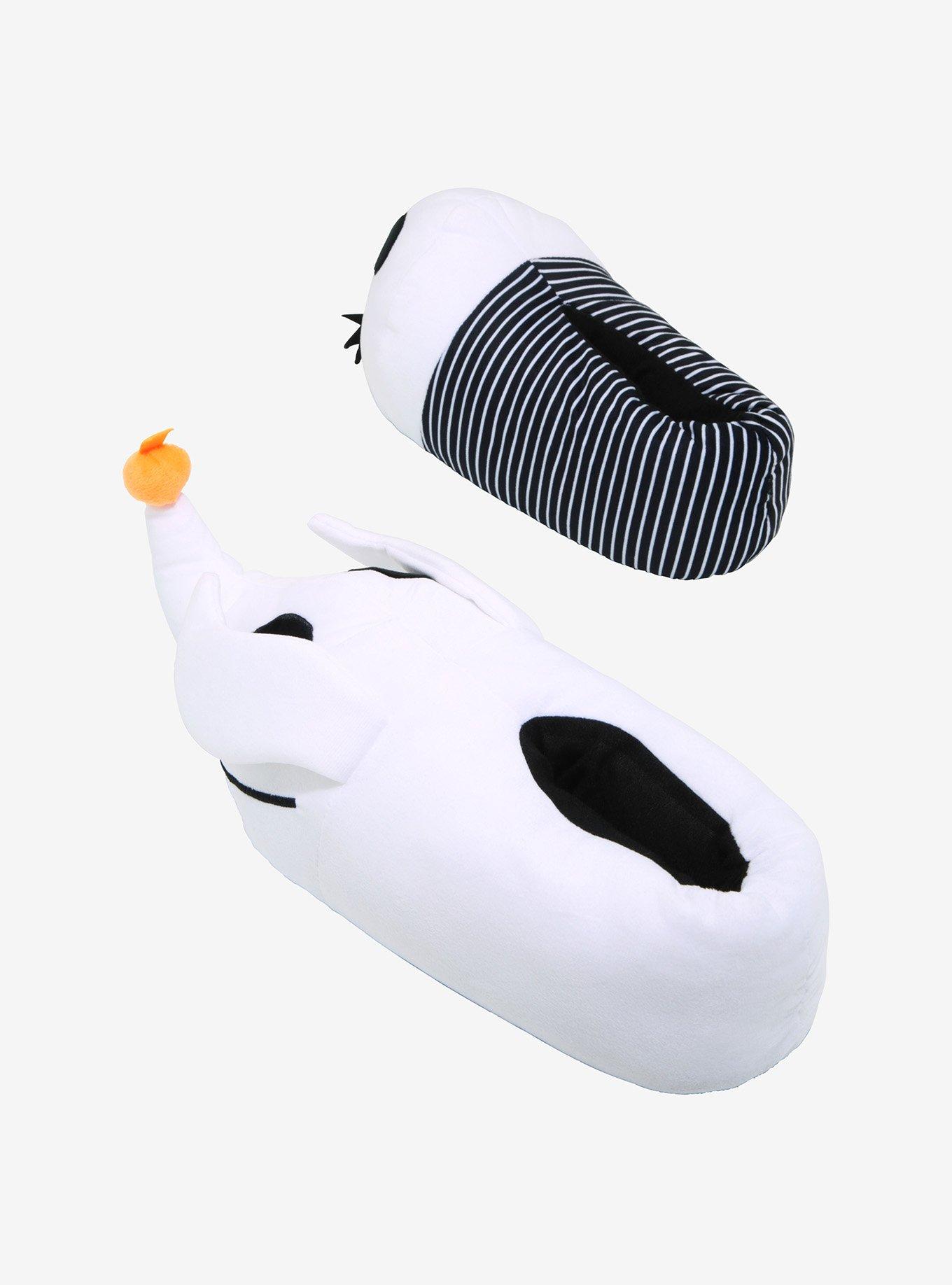 The Nightmare Before Christmas Jack & Zero Plush Slippers, MULTI, alternate