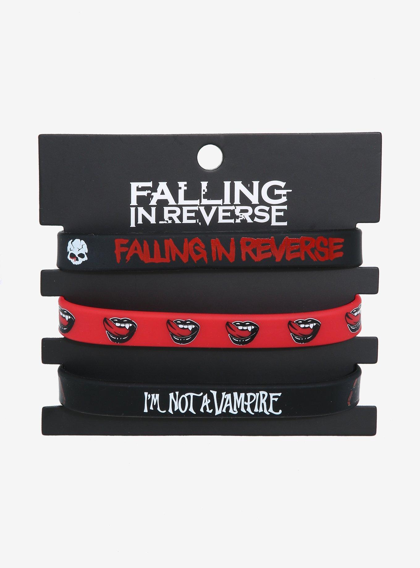 Falling In Reverse Vampire Rubber Bracelet Set, , alternate