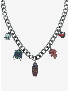 Falling In Reverse Charm Necklace, , hi-res