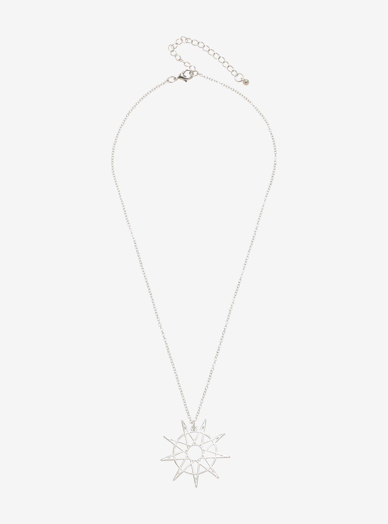 Slipknot Nonagram Pendant Necklace, , alternate