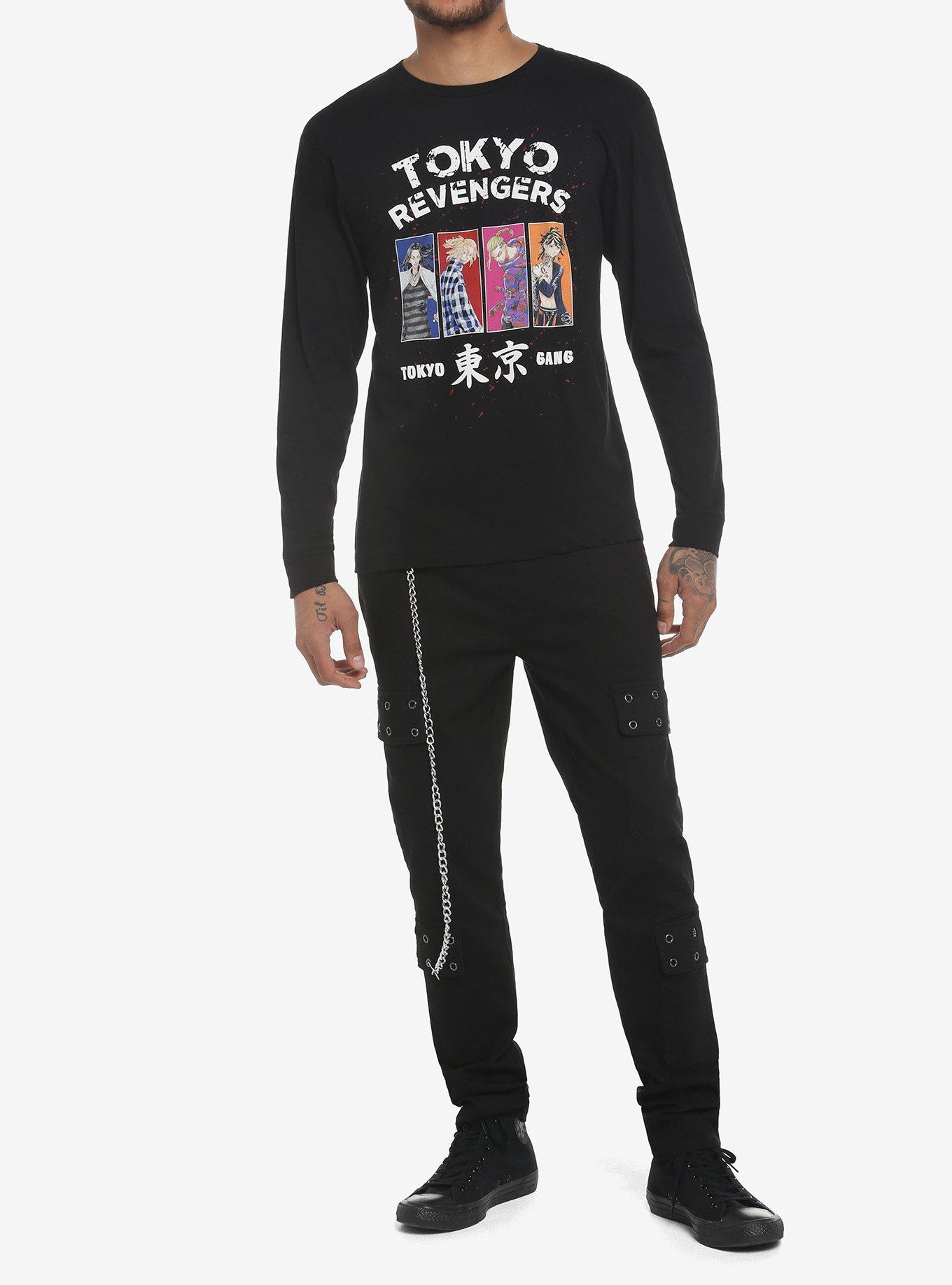 Tokyo Revengers Tokyo Manji Gang Long-Sleeve T-Shirt, BLACK, alternate