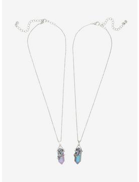 Dark Opalescent Celestial Crystal Best Friend Necklace Set, , hi-res