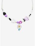 Mushroom & Flower Bead Necklace Set, , alternate